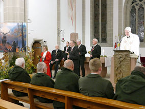Hubertusandacht in St. Crescentius (© Karl-Franz Thiede)